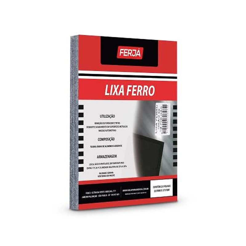 Lixa para Ferro Grão 60 Ferja K-240 FL0LN0825 — Campinas