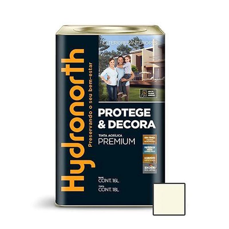 Tinta Acrílica Premium Protege & Decora Algodão Egípcio Lata 18L Acetinada — Campinas