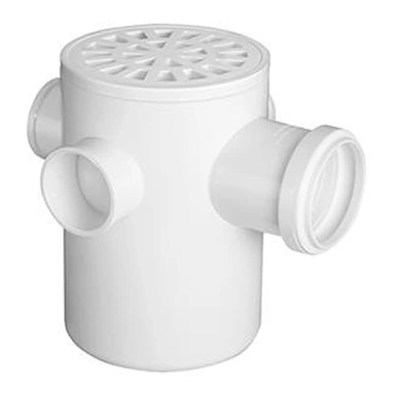 Caixa Sifonada Redonda 100x150x50 ABS Branco Krona — Campinas