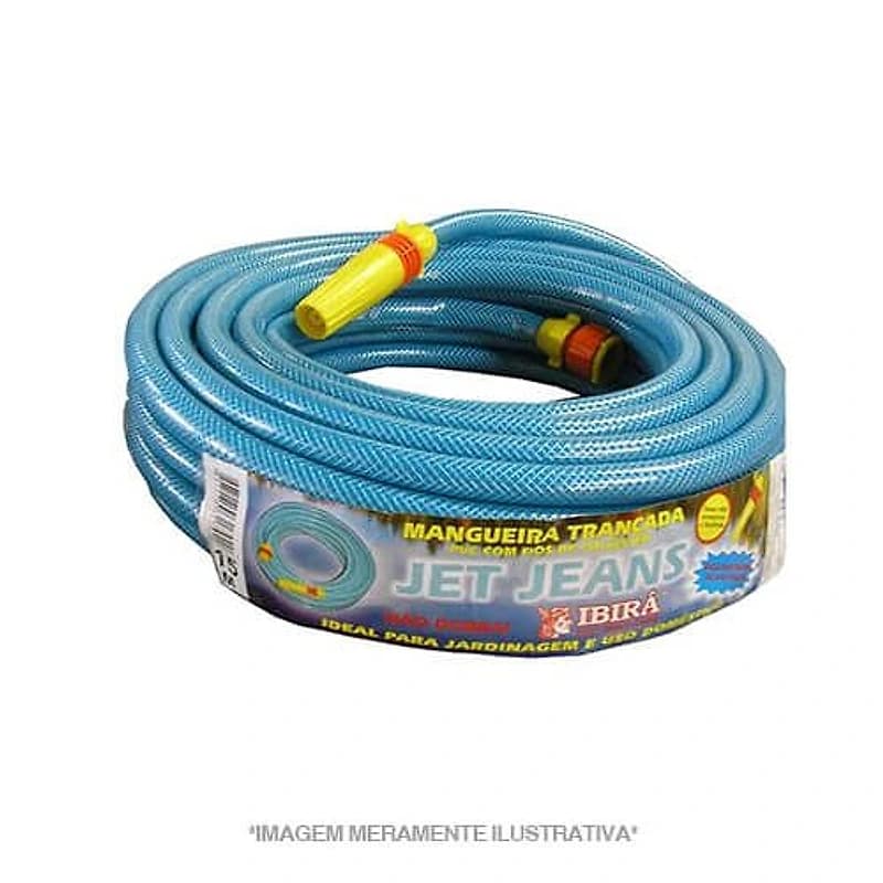 Mangueira de Jardim Trançada Azul Jetjeans 20m Ibirá — Campinas