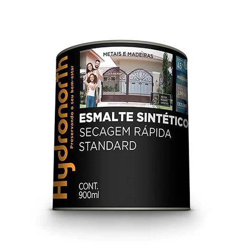 Tinta Esmalte Sintético Hydronorth Brilhante Branco Gelo 1/4 (900ml) — Campinas
