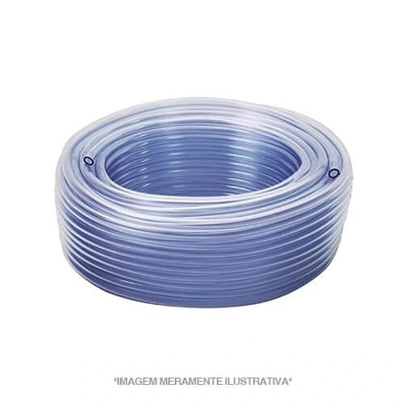 Mangueira Cristal PVC Flexível 5/8" x 2,0mm Rolo 50m Ibirá — Campinas