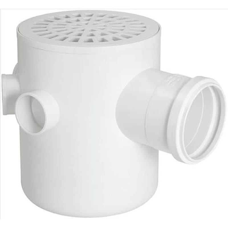 Caixa Sifonada Redonda ABS Cromada Vórtice 150x185x75mm Amanco — Campinas