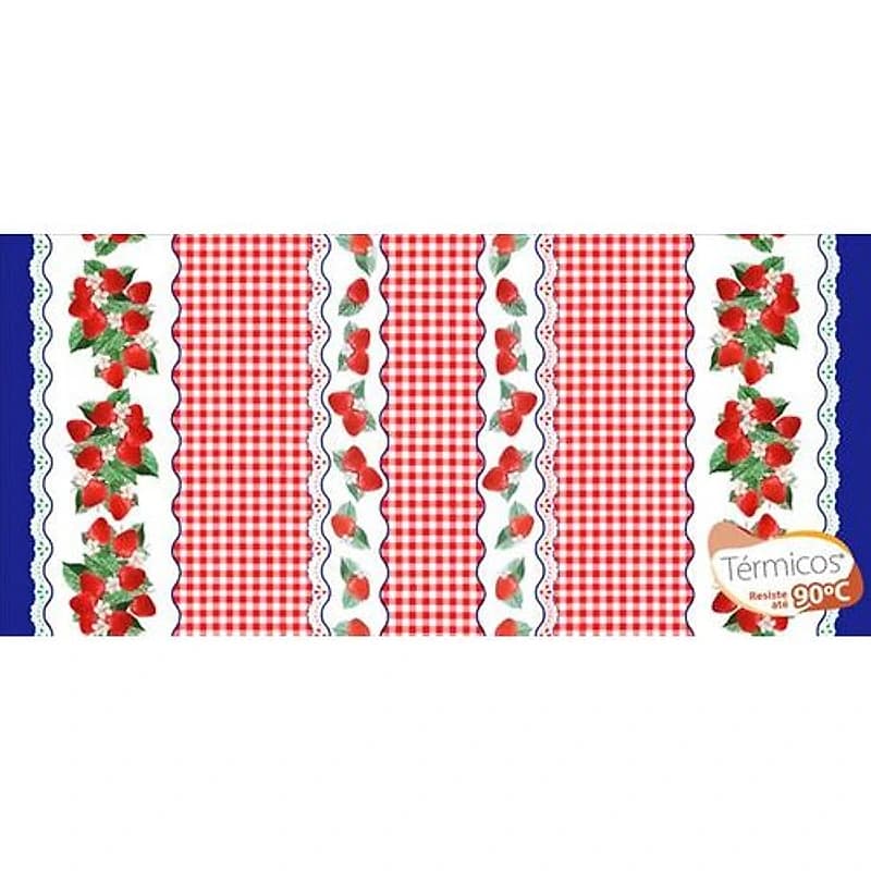 Toalha de Mesa Térmica Morango Rolo 30m x 1,40m Decorelli — Campinas