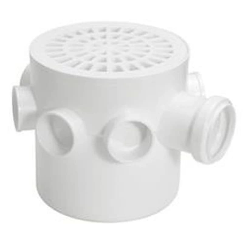 Caixa Sifonada Redonda ABS Branca Vórtice 150x150x50mm Amanco — Campinas